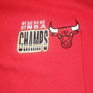 1997 champs Bulls shirt starter